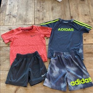 Boys athletic bundle Nike & Adidas 3T